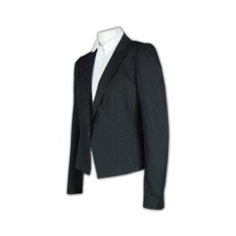 BWS023 blazers tailor made hong kong ol office ladies short type admin uniform ladies coat supplier company Hong Kong manufacturer BWS023 blazers tailor made hong kong ol office ladies short type admin uniform ladies coat supplier company Hong Kong manufacturer